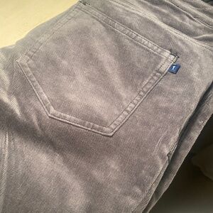 Anthropologie slate gray corduroy skinny pants